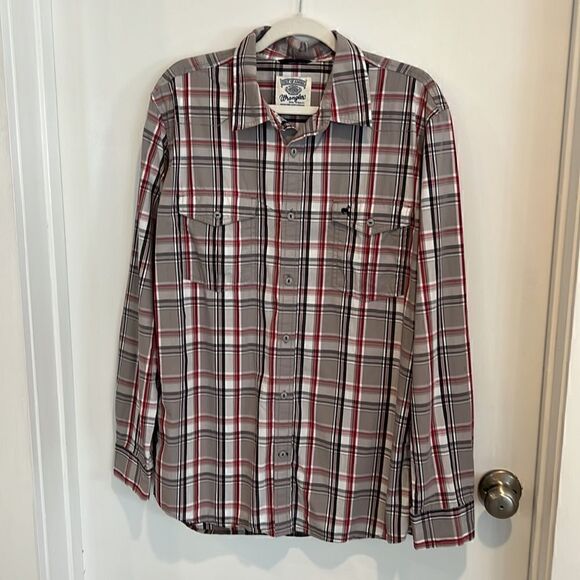 Wrangler Men’s XL Western rodeo cowboy button down long sleeved shirt - Picture 15 of 15